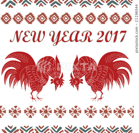 Hand drawn vector illustration of roosters Hand drawn vector illustration of roosters 21196044