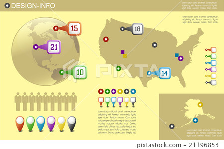 Globe and USA Map with Pointers Globe and USA Map with Pointers 21196853