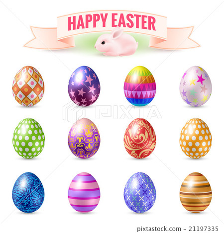 Set of Easter Eggs 21197335