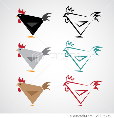 Vector of an chicken design on white background 21198730