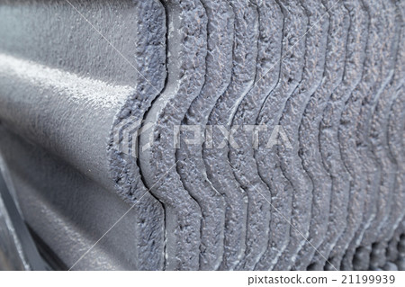 close-up texture of concrete roof tile close-up texture of concrete roof tile 21199939