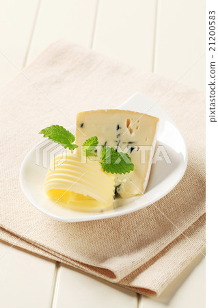 Blue Brie cheese Blue Brie cheese 21200583