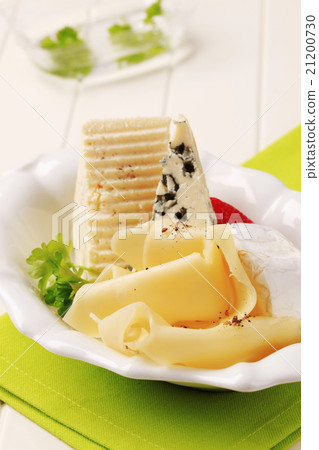 Selection of cheeses 21200730