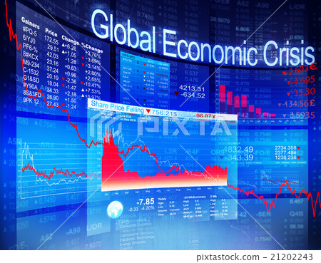 Global Economic Crisis Economic Stock Market Banking Concept Global Economic Crisis Economic Stock Market Banking Concept 21202243