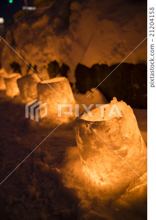 Otaru Snow Light Light Road Image Cut (Otaru Canal Venue) Otaru Snow Light Light Road Image Cut (Otaru Canal Venue) 21204158