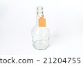 Old glass Bottles with paper tag background 2 21204755
