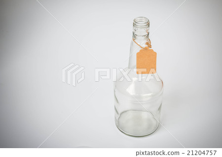Old glass Bottles with paper tag background 3 Old glass Bottles with paper tag background 3 21204757