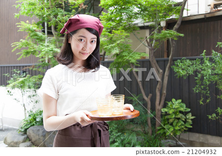 日式餐廳的女員工 21204932
