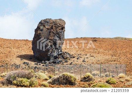 Volcanic bombs on Montana Blanca, Tenerife, Spain 21205359