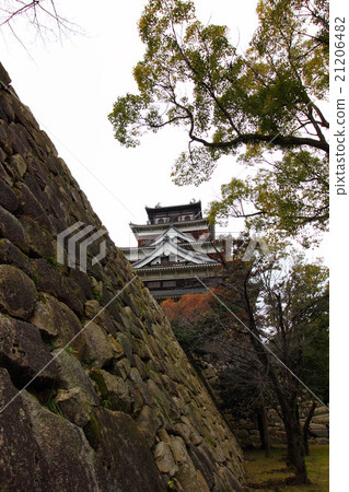 Hiroshima castle castle tower 21206482