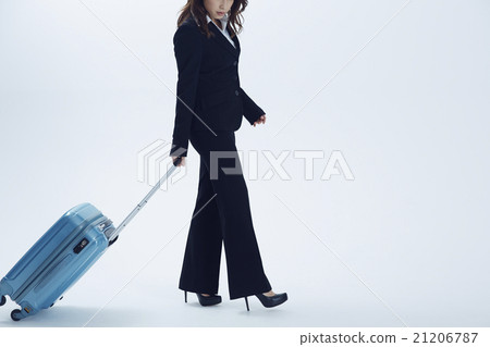 A woman with carry-back 21206787
