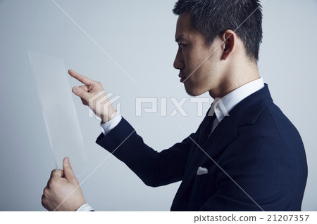 A man who operates a panel A man who operates a panel 21207357