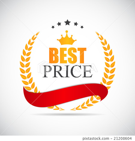 Best Price Label Illustration 21208604