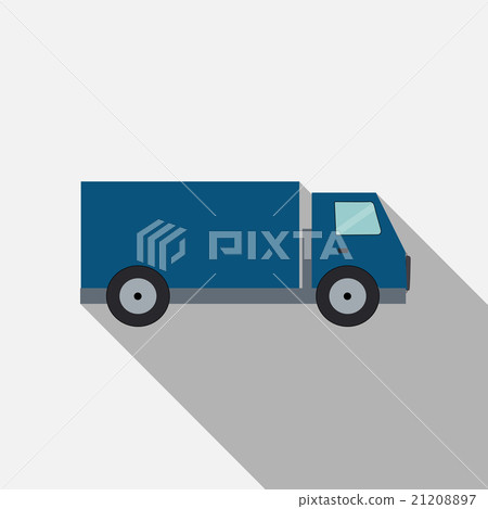 Ftat Truck Vector Illustration 21208897
