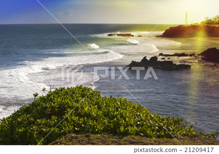 Gris Gris cape on South of Mauritius. Big waves Gris Gris cape on South of Mauritius. Big waves 21209417