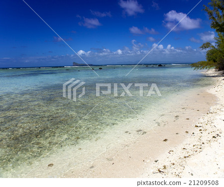 Quiet bay of the island Gabriel. Mauritius. Quiet bay of the island Gabriel. Mauritius. 21209508
