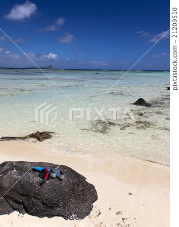 Quiet bay of the island Gabriel. Mauritius. Quiet bay of the island Gabriel. Mauritius. 21209510