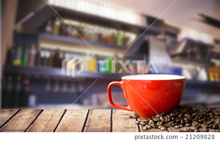 Composite image of bottles arranged in a shelf Composite image of bottles arranged in a shelf 21209828