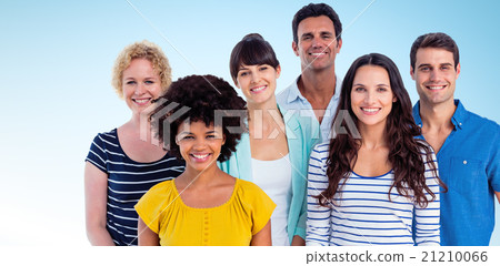 Composite image of portrait of creative team Composite image of portrait of creative team 21210066