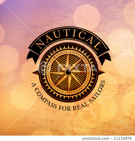 Composite image of nautical compass icon 21210976