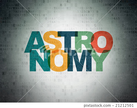Science concept: Astronomy on Digital Paper 21212501