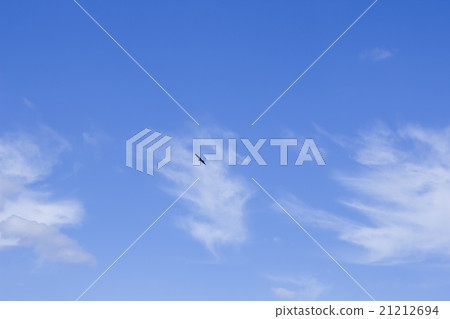 Spring blue sky and clouds 21212694