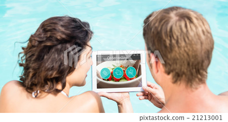 Composite image of food app Composite image of food app 21213001