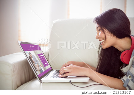 Composite image of online dating app 21213107