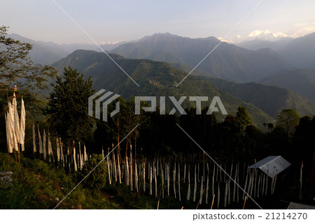 Indian Sikkim Perin wishes from the Canthenjunga mountain range 21214270