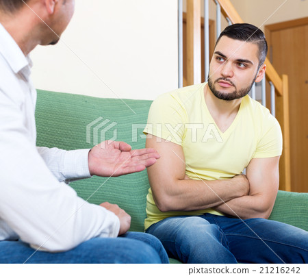 Domestic quarrel between men 21216242