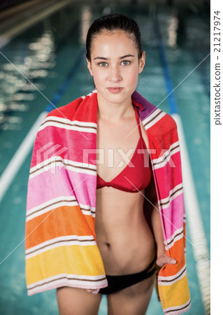 Pretty woman in swimsuit 21217974