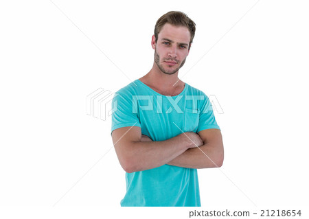 Serious hipster man posing Serious hipster man posing 21218654
