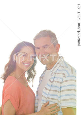 Portrait of smiling couple 21219581