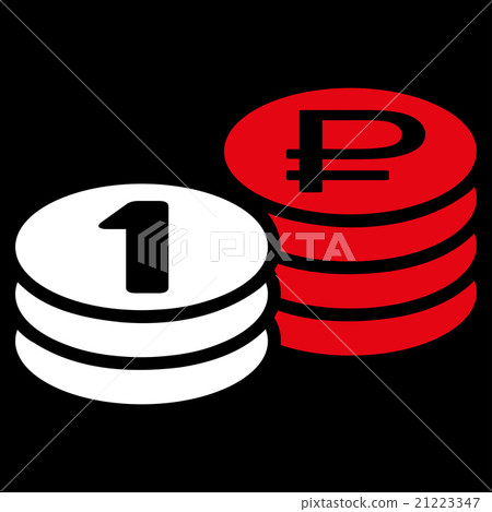 Rouble Coin Stacks Icon Rouble Coin Stacks Icon 21223347