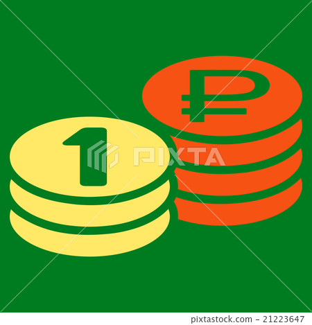 Rouble Coin Stacks Icon 21223647