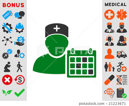 Doctor Calendar Icon Doctor Calendar Icon 21223671