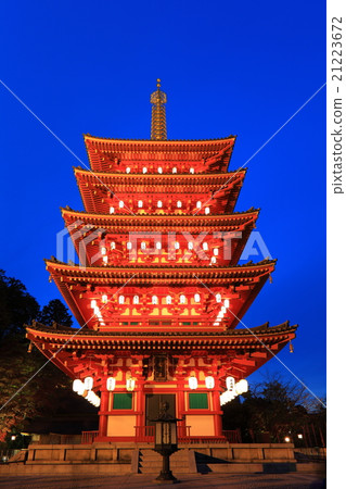 Takahata Fudobo五層塔夜景 Takahata Fudobo五層塔夜景 21223672