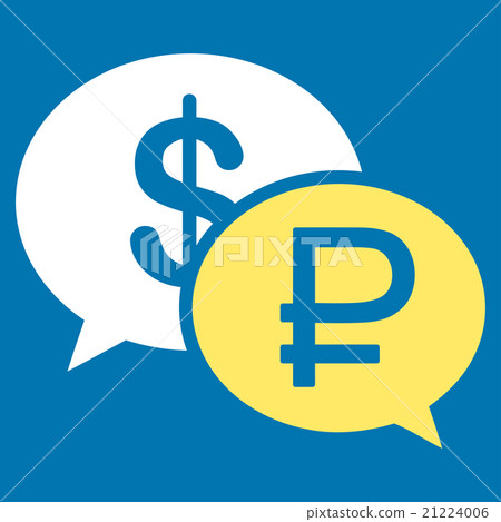 Rouble Dollar Transaction Icon - Stock Illustration [21224006] - PIXTA