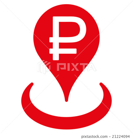 Rouble Bank Location Icon Rouble Bank Location Icon 21224094