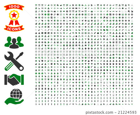 Set Of 1000 Flat Vector Icons 21224593