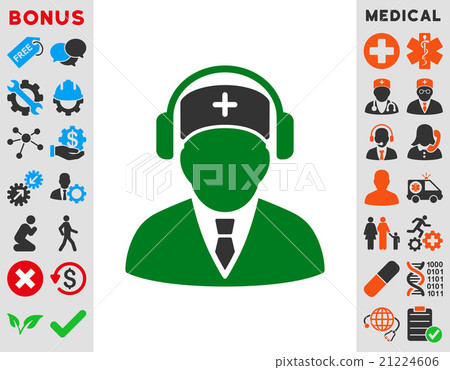 Medical Call Center Icon 21224606
