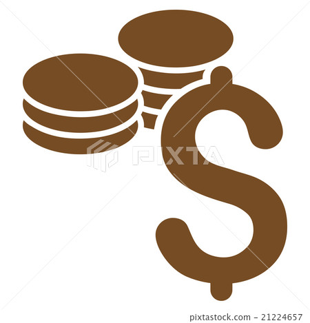 Dollar Coins Icon Dollar Coins Icon 21224657