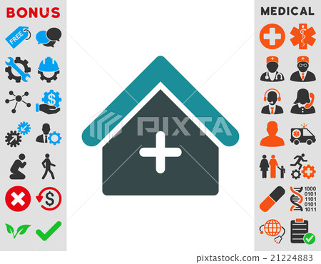 Clinic Flat Icon 21224883
