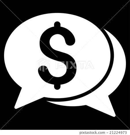 Financial Chat Icon Financial Chat Icon 21224973