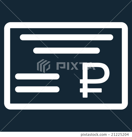 Rouble Cheque Icon Rouble Cheque Icon 21225204