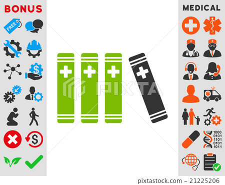 Medical Books Icon Medical Books Icon 21225206