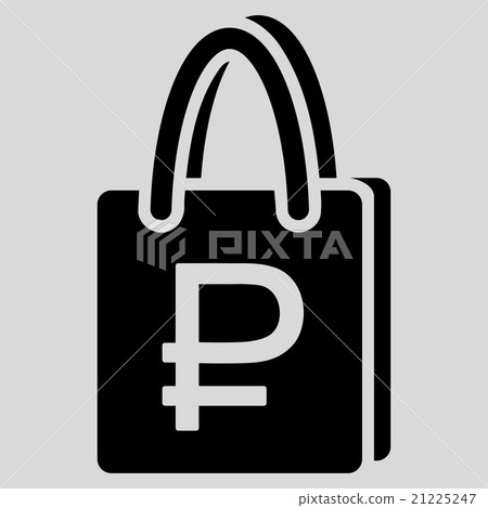 Rouble Shopping Icon 21225247