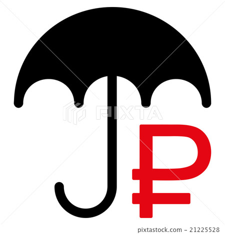 Rouble Umbrella Icon 21225528