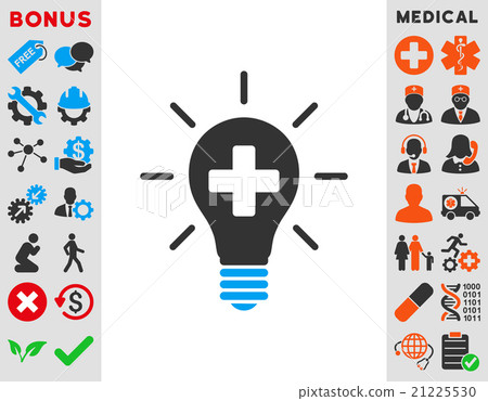 Medical Electric Lamp Icon 21225530