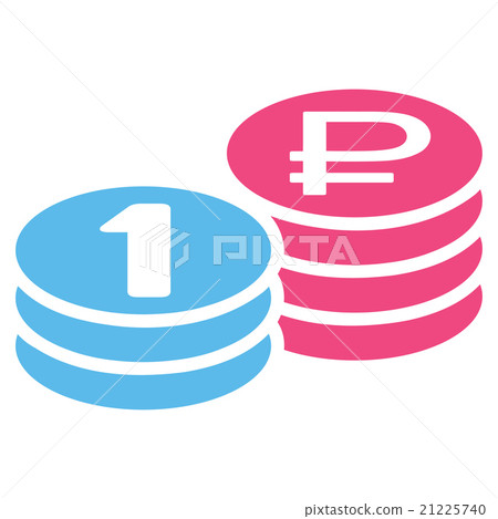 Rouble Coin Stacks Icon 21225740